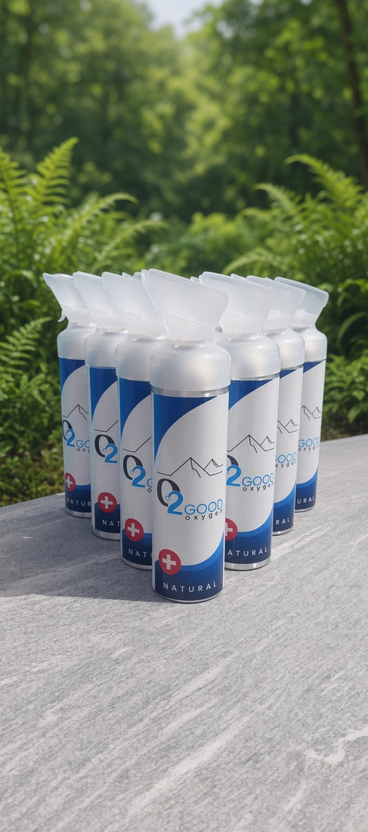 9x O2GOOD oxygen NATURAL